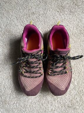 Merrell Bravada 2 Trail Sneakers Purple Multicolor Sz 8.5 EUC No Insoles